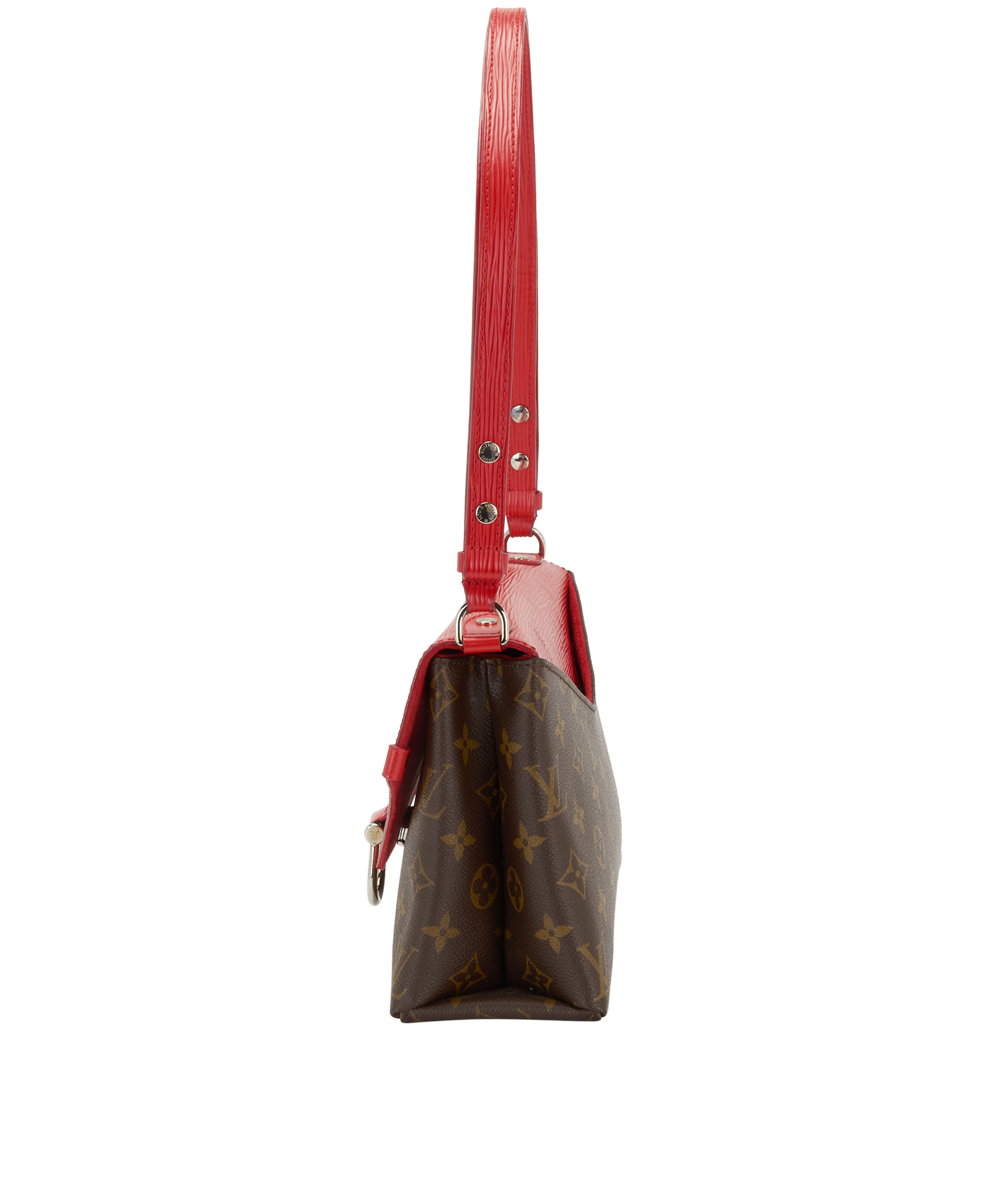 Saint Michel, &pound;750, Handbags, Brown/Red, Canvas/Leather, Bottom view